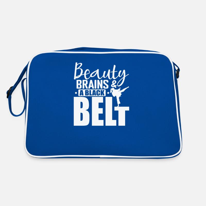 Beauté, intelligence et ceinture noire de karaté Sac Retro
