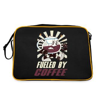Alimenté par le café Kaffee Barista Espresso Kaffee - Sac Retro - noir/or - Dos