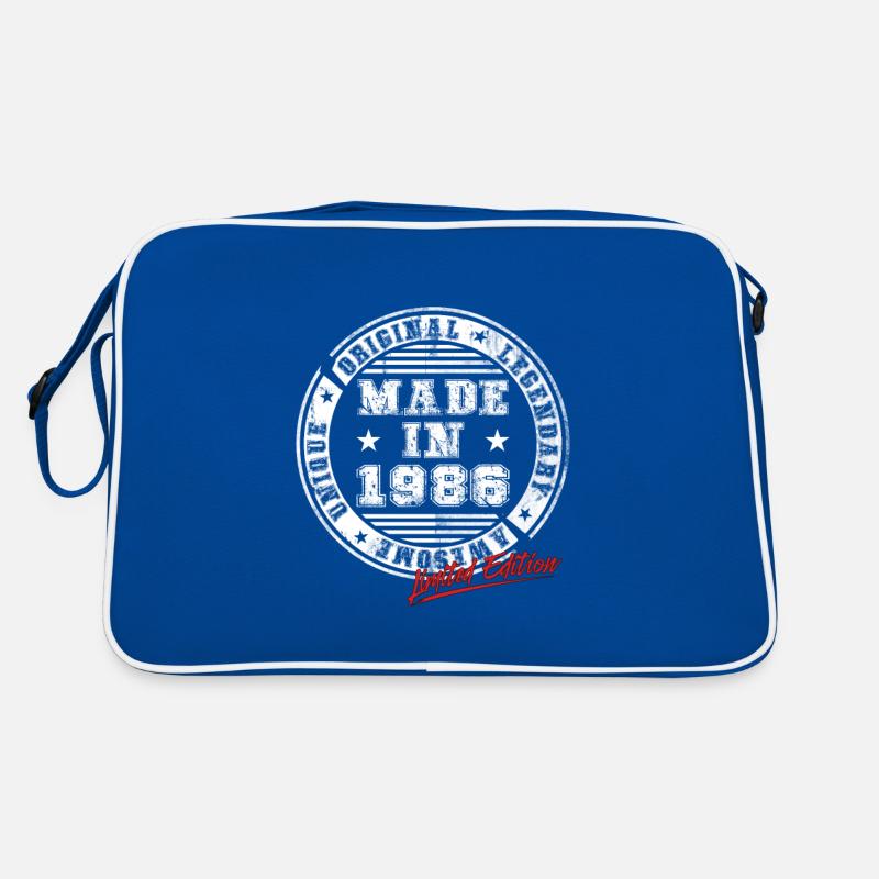 Retro Patch Vintage 1986 Birthday Gift Retro Bag