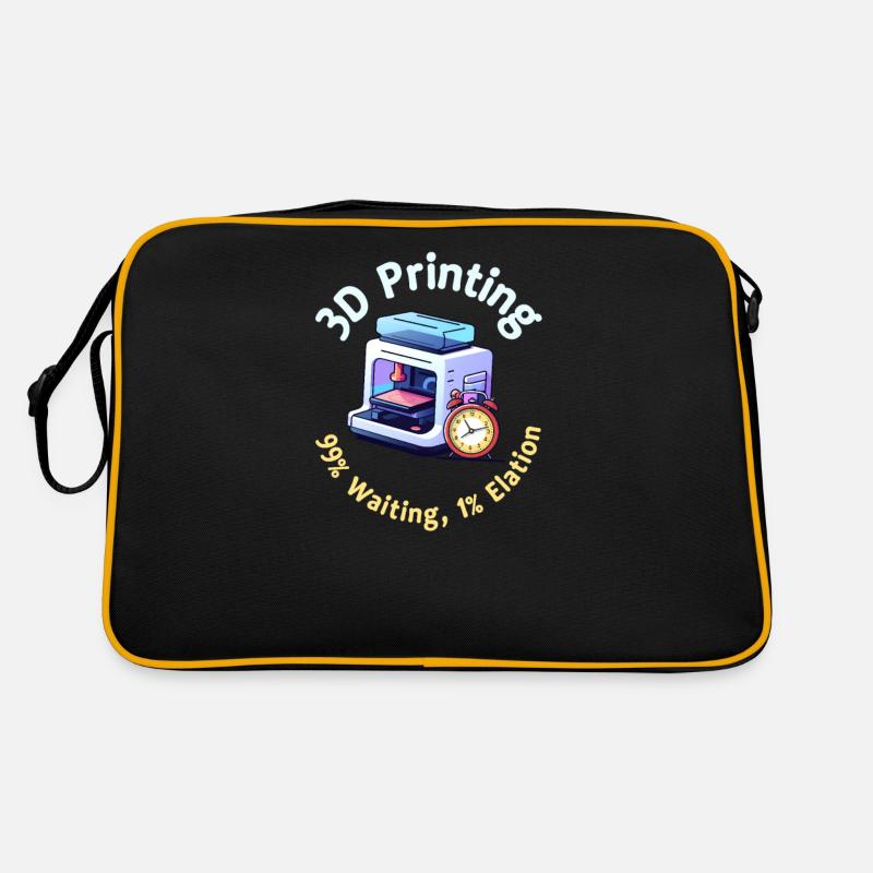 Impression 3D Impression 3D 99% Attente 1% Exaltation Sac Retro