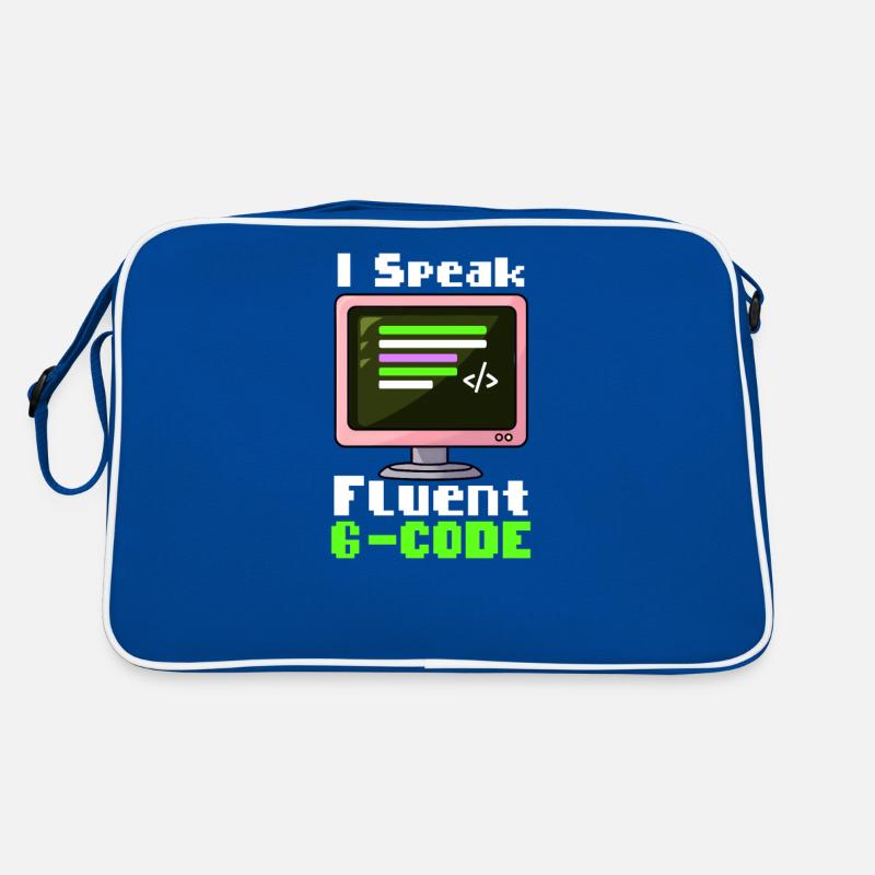 3D-Druck Ich spreche fließend G-Code Retro Tasche
