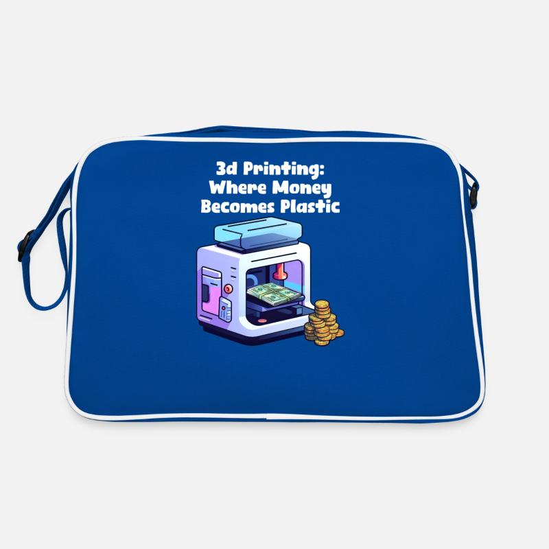 Impression 3D L’impression 3D L’argent devient plastique Sac Retro