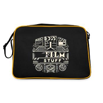 I Film Stuff 18 - Retro Tasche - Schwarz/Gold - Hinten