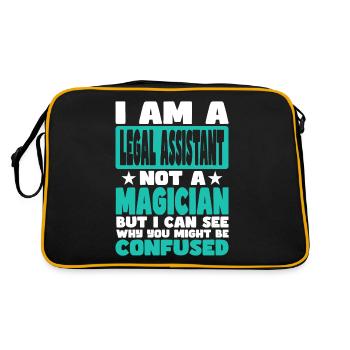 Legal Assistant - Retro Bag - black/gold - Back