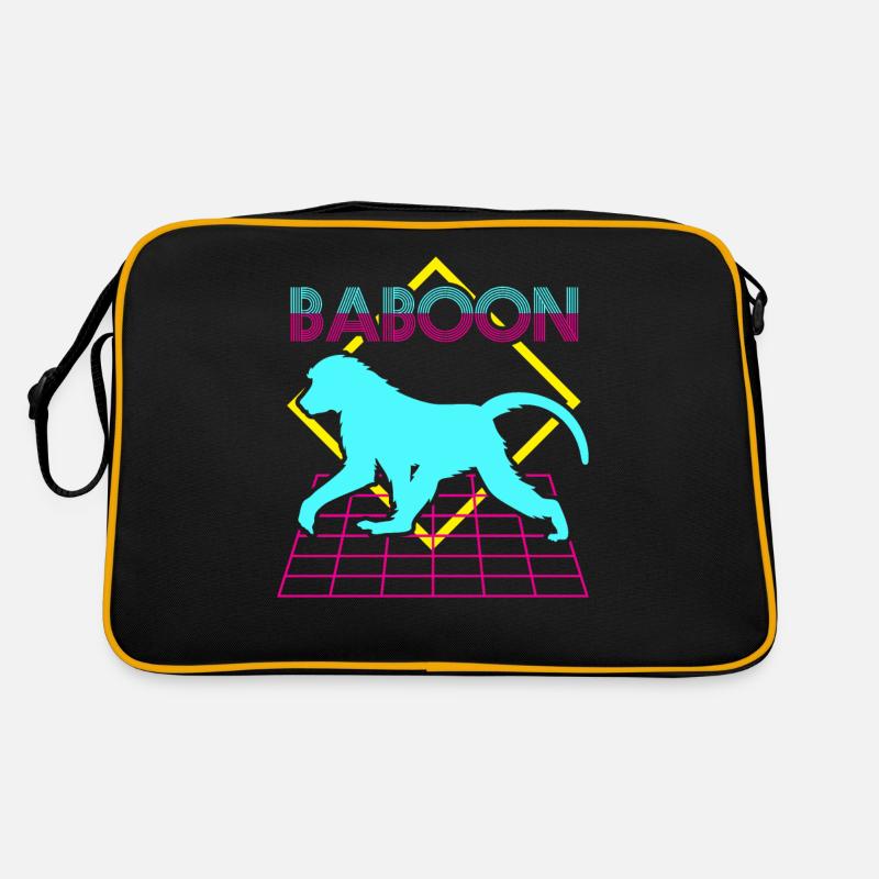 Gift for baboon lover Retro Bag