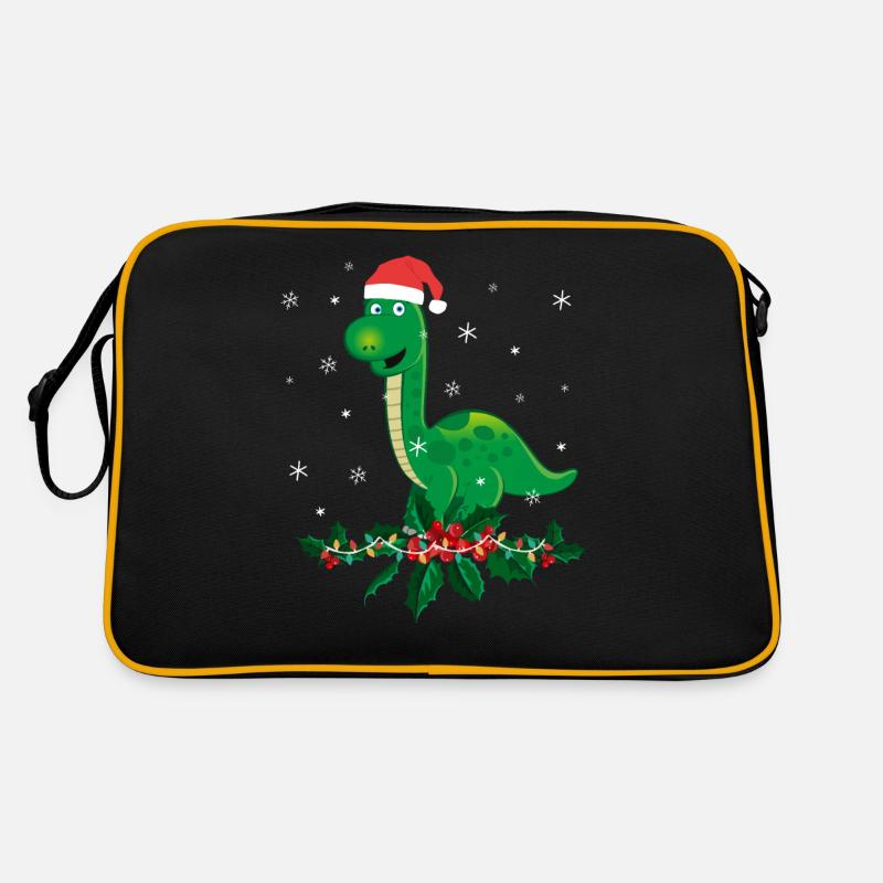 Brontosaurus Dino Geschenk Retro Tasche