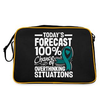 Sarcelle d’hiver SSPT Stress Trouble anxieux - Sac Retro - noir/or - Dos