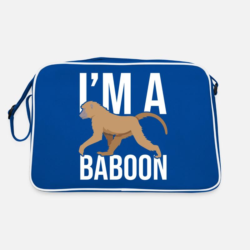Gift for baboon lover Retro Bag
