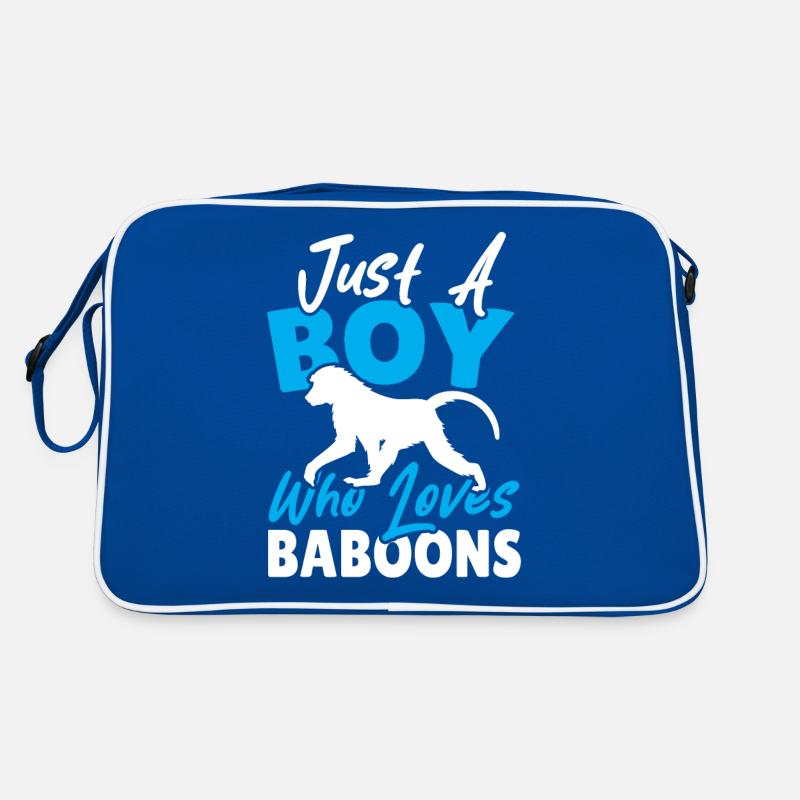 Gift for baboon lover Retro Bag