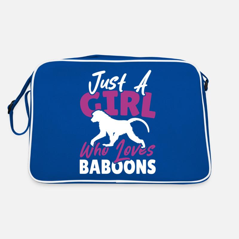 Gift for baboon lover Retro Bag
