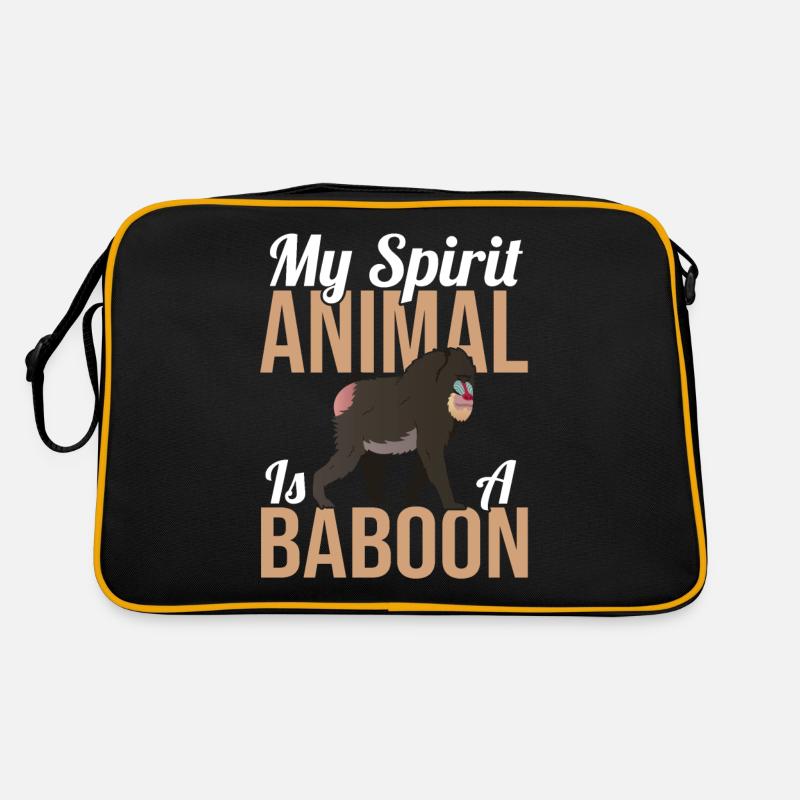 Gift for baboon lover Retro Bag