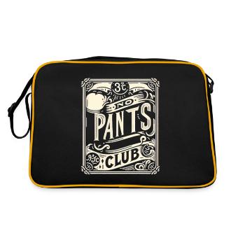 No Pants Club 12 - Retro Bag - black/gold - Back