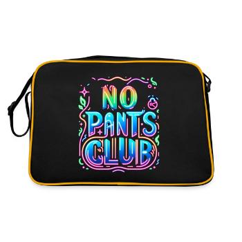 No Pants Club 5 - Retro Bag - black/gold - Back
