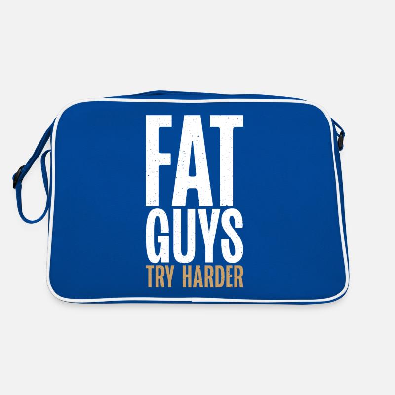 Funny Fat Gifts Retro Tasche