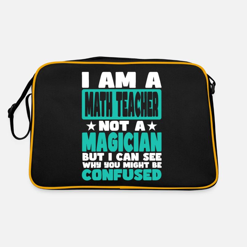 Math Teacher Retro Bag