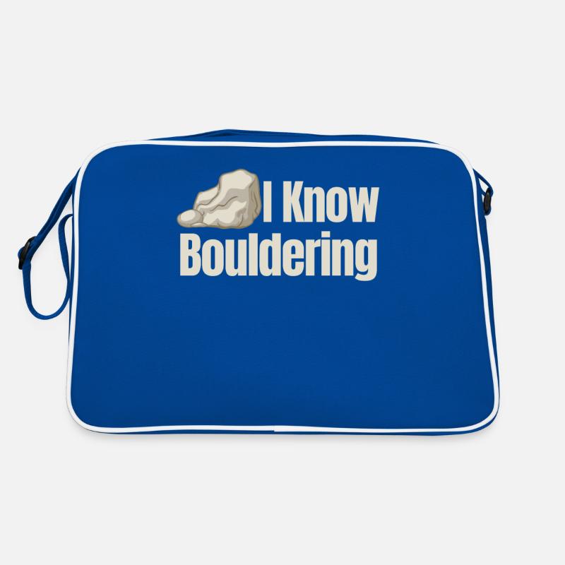 I know: bouldering, climbing, mountaineering, Retro Bag