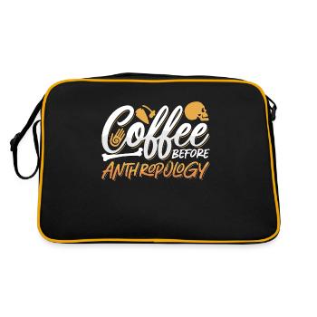 Anthropologist Coffee Archaeologists Coffee Lover - Retro Bag - black/gold - Back