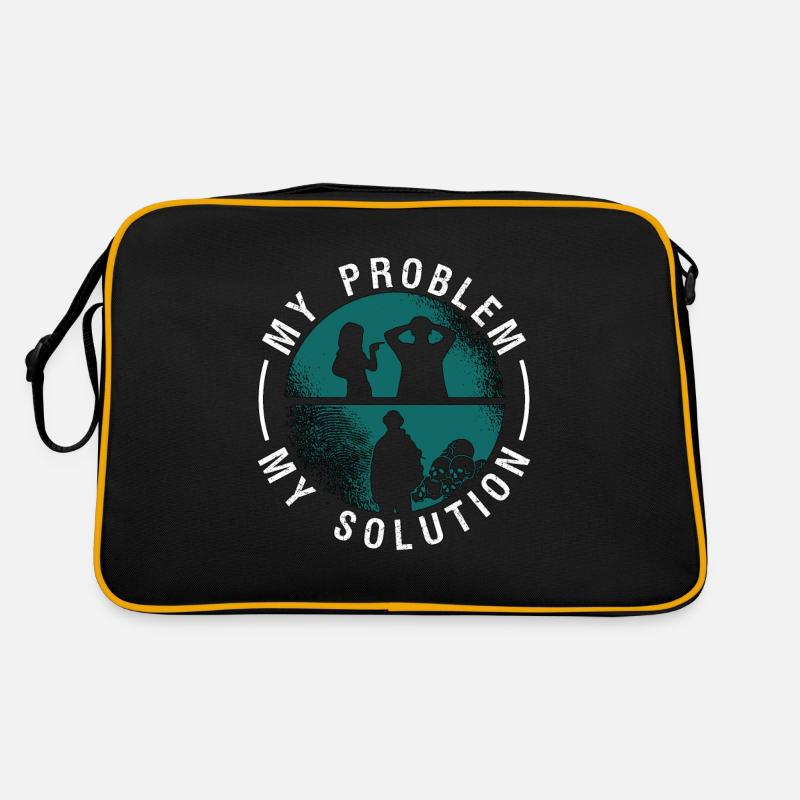 Anthropology My Problem My Solution Pictogram Dad Retro Bag