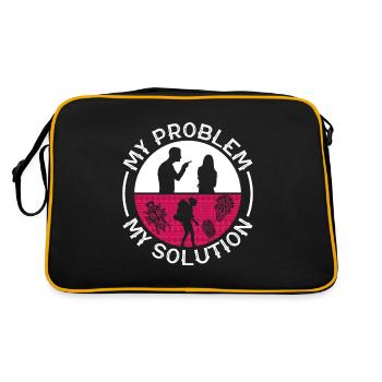 Anthropology My Problem My Solution Pictogram Mom - Retro Bag - black/gold - Back