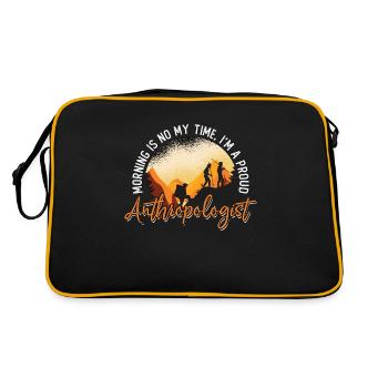 Anthropology Morning Is Not My Time Archaeologist - Retro Bag - black/gold - Back
