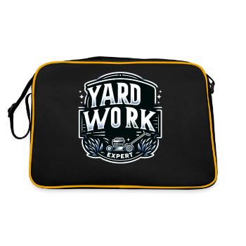 Yard Work Expert 13 - Retro Bag - black/gold - Back