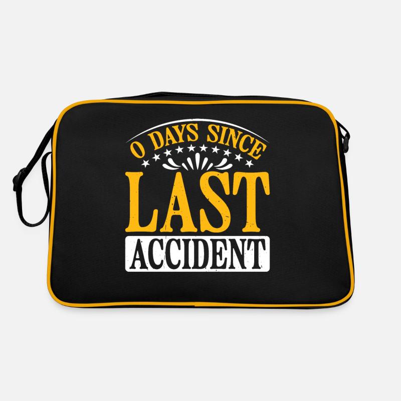 0 Days Since Last Accident 35 Retro Tasche
