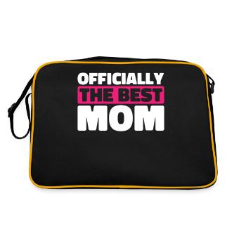 Mama Mutter Meilleure Maman - Sac Retro - noir/or - Dos