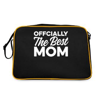 Mama Mutter Meilleure Maman - Sac Retro - noir/or - Dos