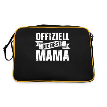 Mama Mutter Meilleure Maman - Sac Retro - noir/or - Dos