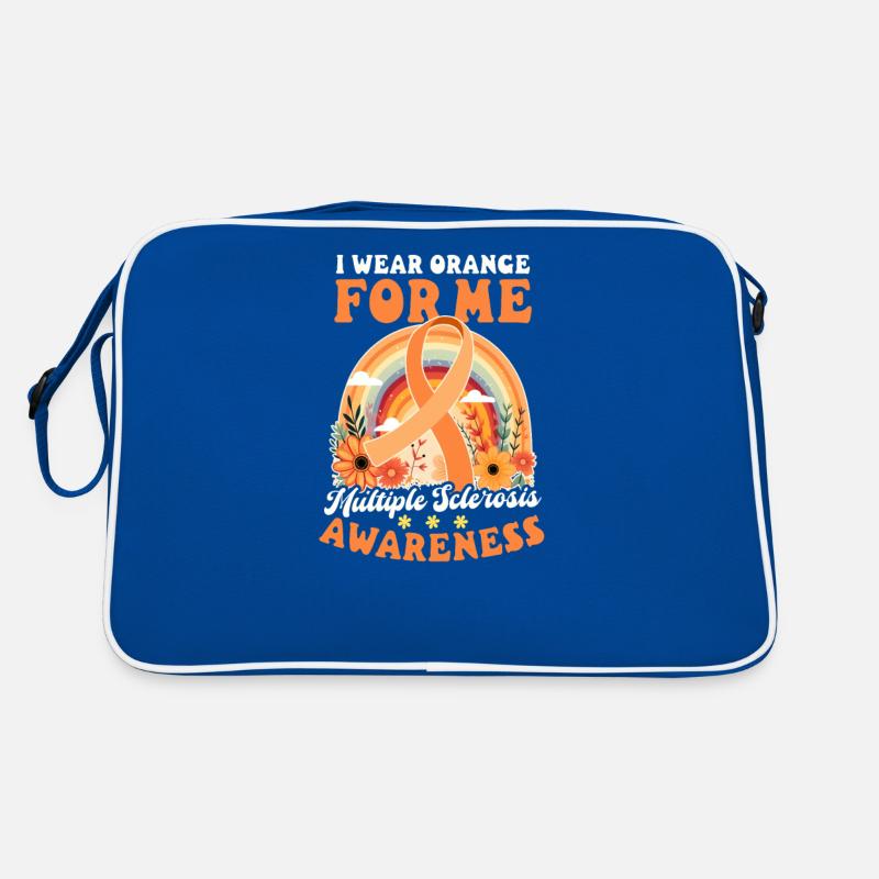 MS Awareness Wear Orange For Me Sarcastic Retro Bag