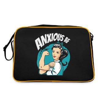 Sarcelle d’hiver SSPT Stress Trouble anxieux - Sac Retro - noir/or - Dos