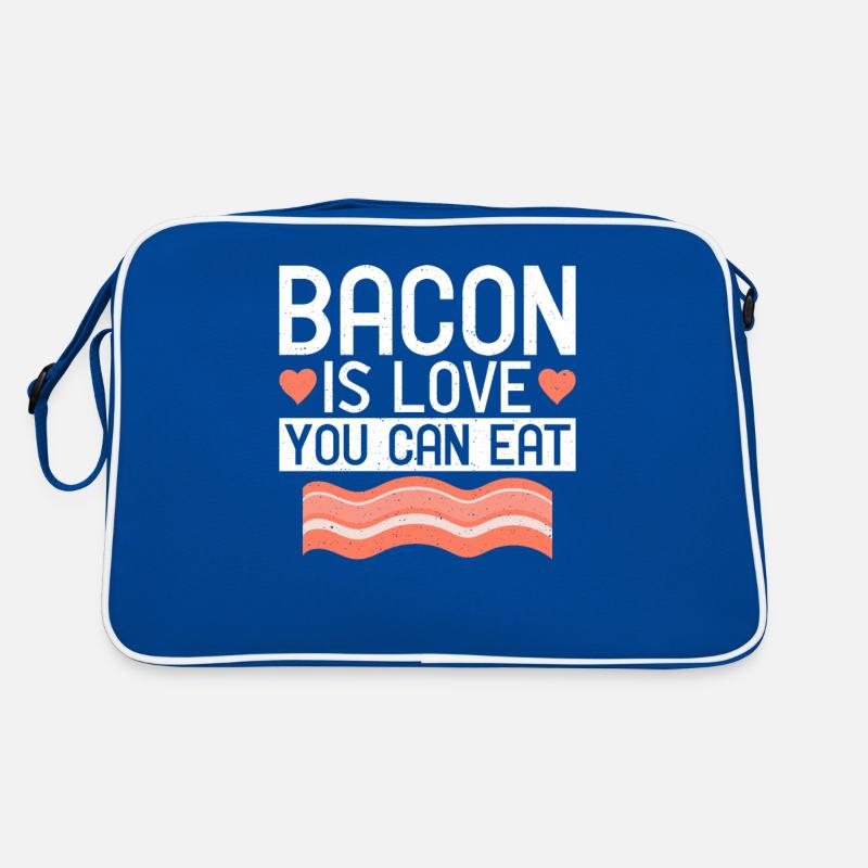Cadeaux de bacon drôles Sac Retro