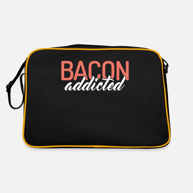 Cadeaux de bacon drôles Sac Retro