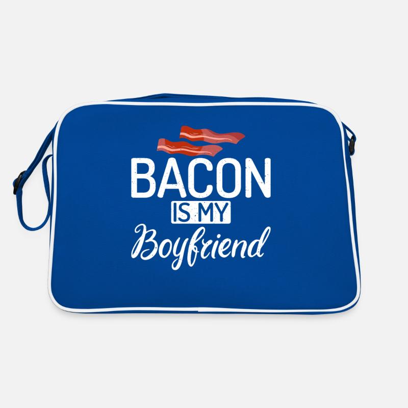 Cadeaux de bacon drôles Sac Retro