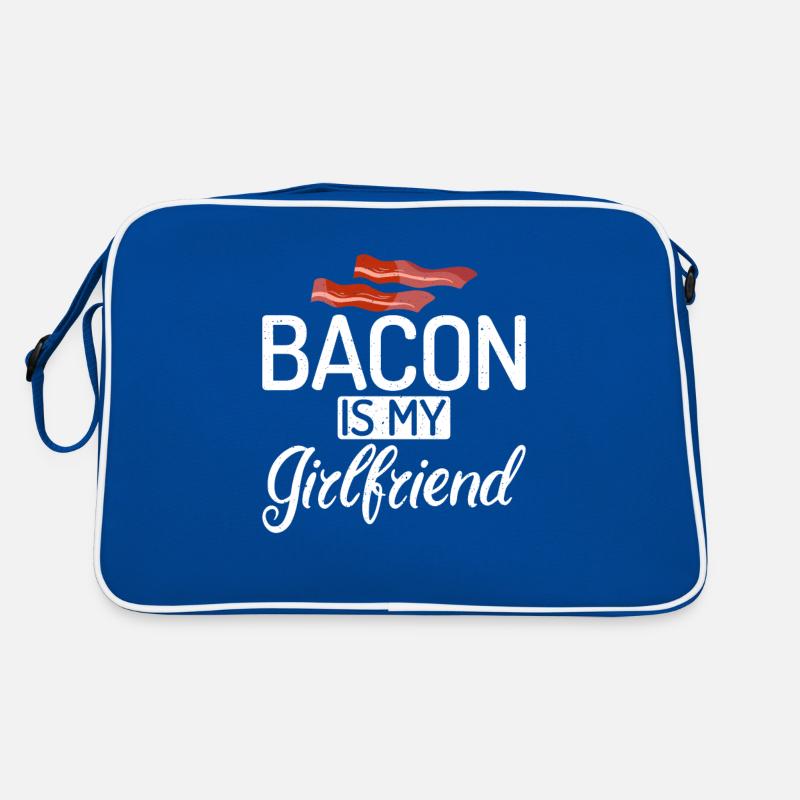 Cadeaux de bacon drôles Sac Retro