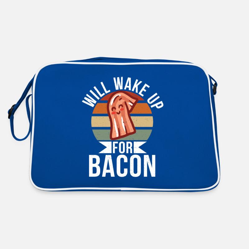 Cadeaux de bacon drôles Sac Retro