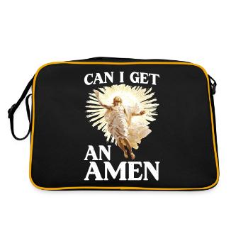 Puis-je obtenir un Amen 19 - Sac Retro - noir/or - Dos