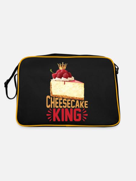 Gâteau au fromage King 12 - Sac Retro - noir/or - Dos