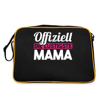 Mama Mutter Maman La plus drôle - Sac Retro - noir/or - Dos