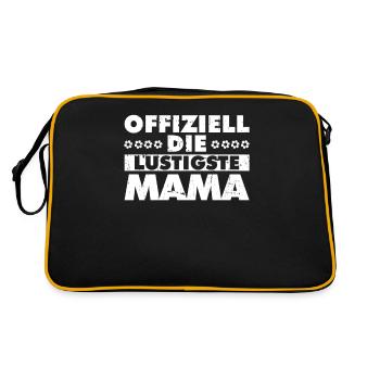 Mama Mutter Maman La plus drôle - Sac Retro - noir/or - Dos