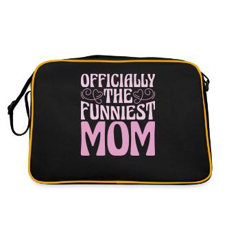 Mama Mutter Maman La plus drôle - Sac Retro - noir/or - Dos