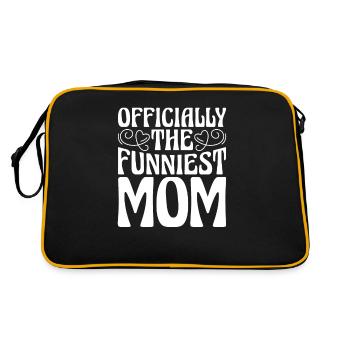 Mama Mutter Maman La plus drôle - Sac Retro - noir/or - Dos