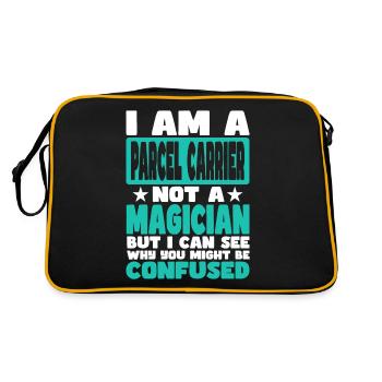 Parcel Carrier - Retro Bag - black/gold - Back
