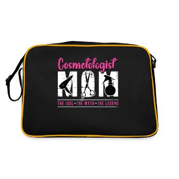 Cosmétologue Maman L’idole Le mythe L’esthéticienne - Sac Retro - noir/or - Dos