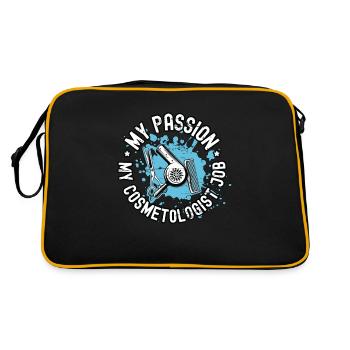 Cosmétologue Ma Passion Mes Cosmétiques Esthéticienne - Sac Retro - noir/or - Dos