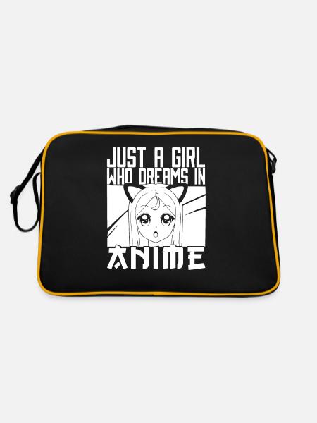 Anime Manga Anime Fille - Sac Retro - noir/or - Dos