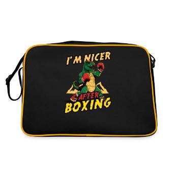 Boxing Nicer After Boxing - Retro Bag - black/gold - Back