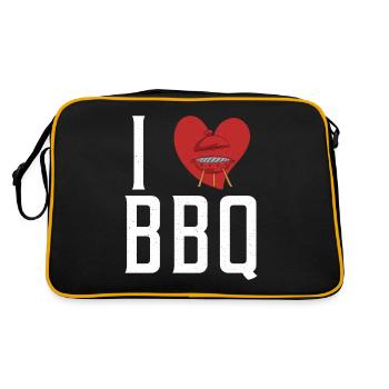 Grillades Barbecue Grillades - Sac Retro - noir/or - Dos