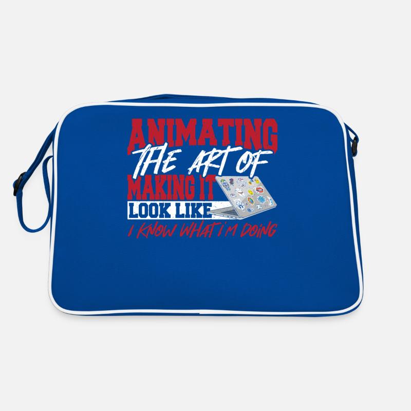 Artiste 3D Dessinateur Plasticien Sac Retro