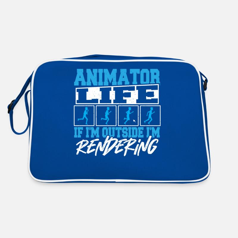 Visual Artist Cartoon Animator 3D Animation Fan Retro Bag
